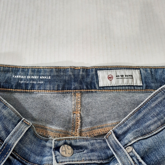 AG Adriano Goldschmied Farrah High-Rise Skinny Ankle Jeans - Picture 7 of 8